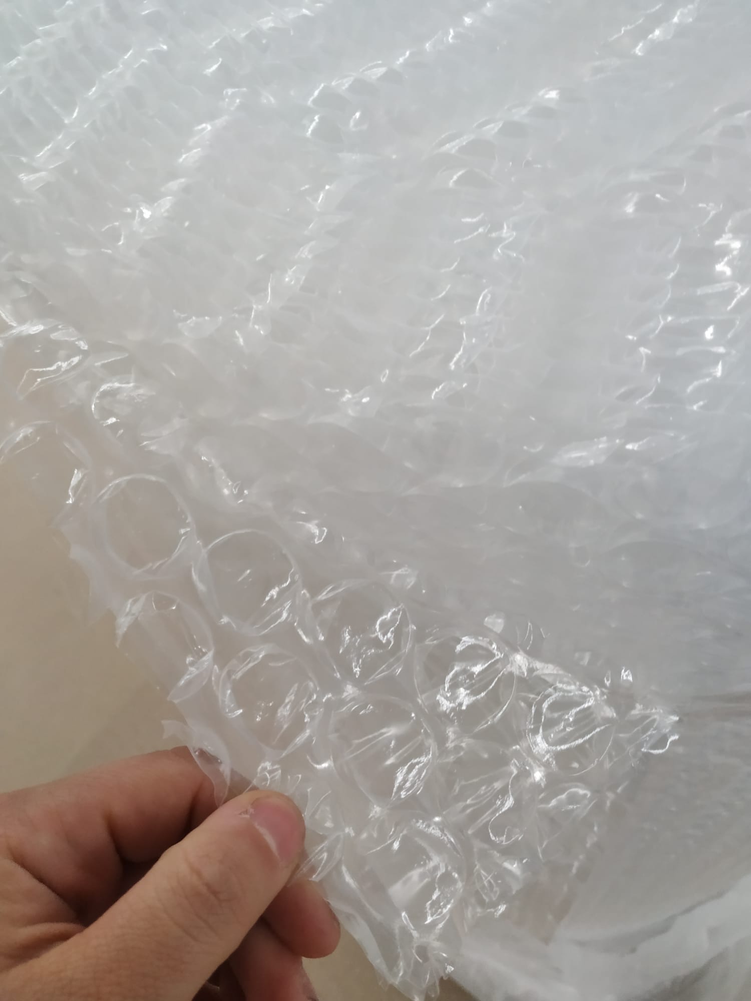 Plastico de burbuja grande