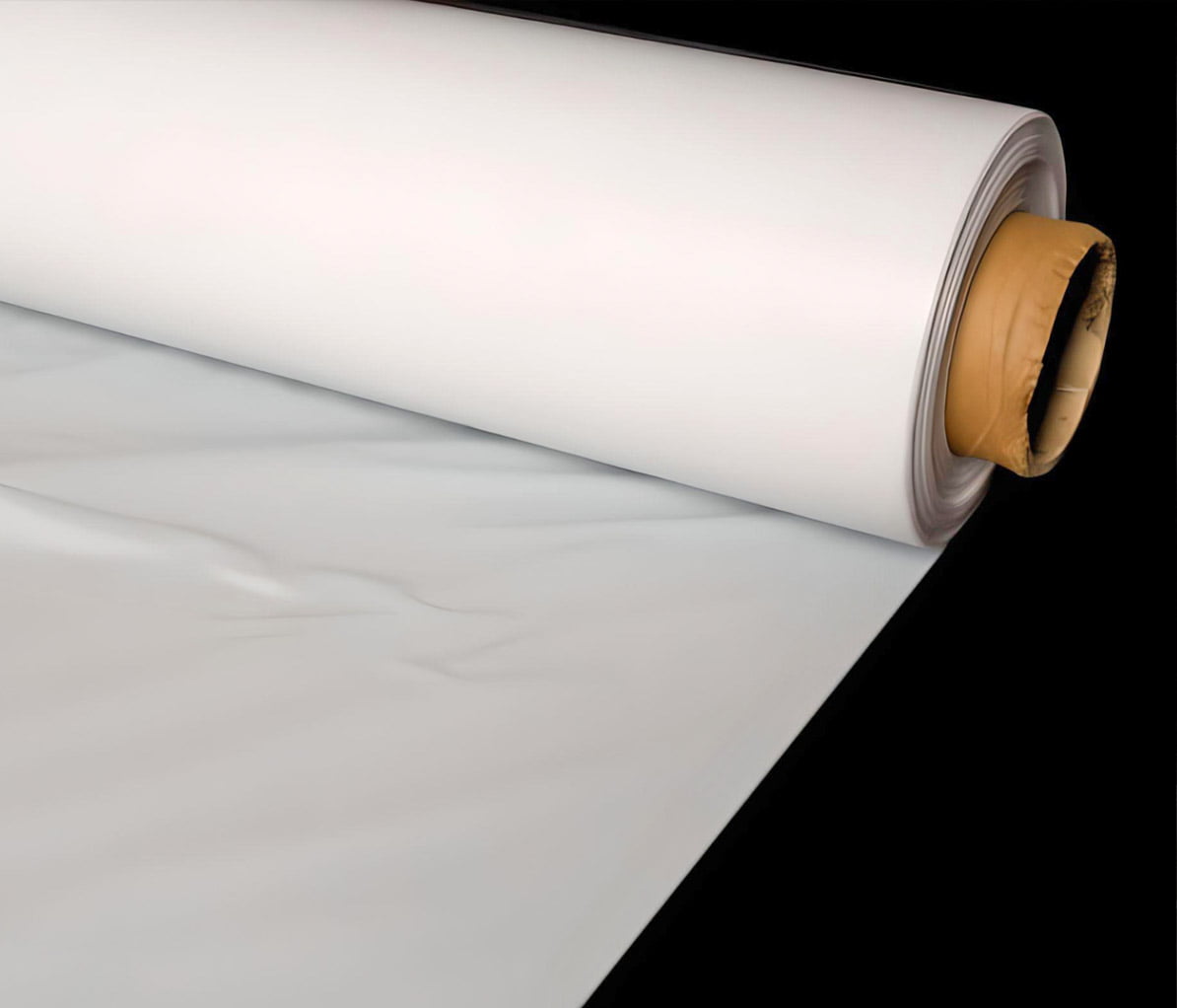 Plástico blanco para pancartas